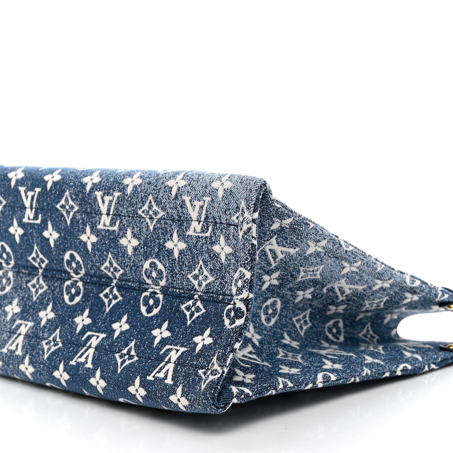 Monogram Jacquard Denim Onthego MM Bleu
