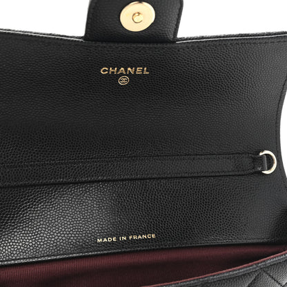 Chanel Caviar Quilted Glasses Case With Chain Black 7 of 10