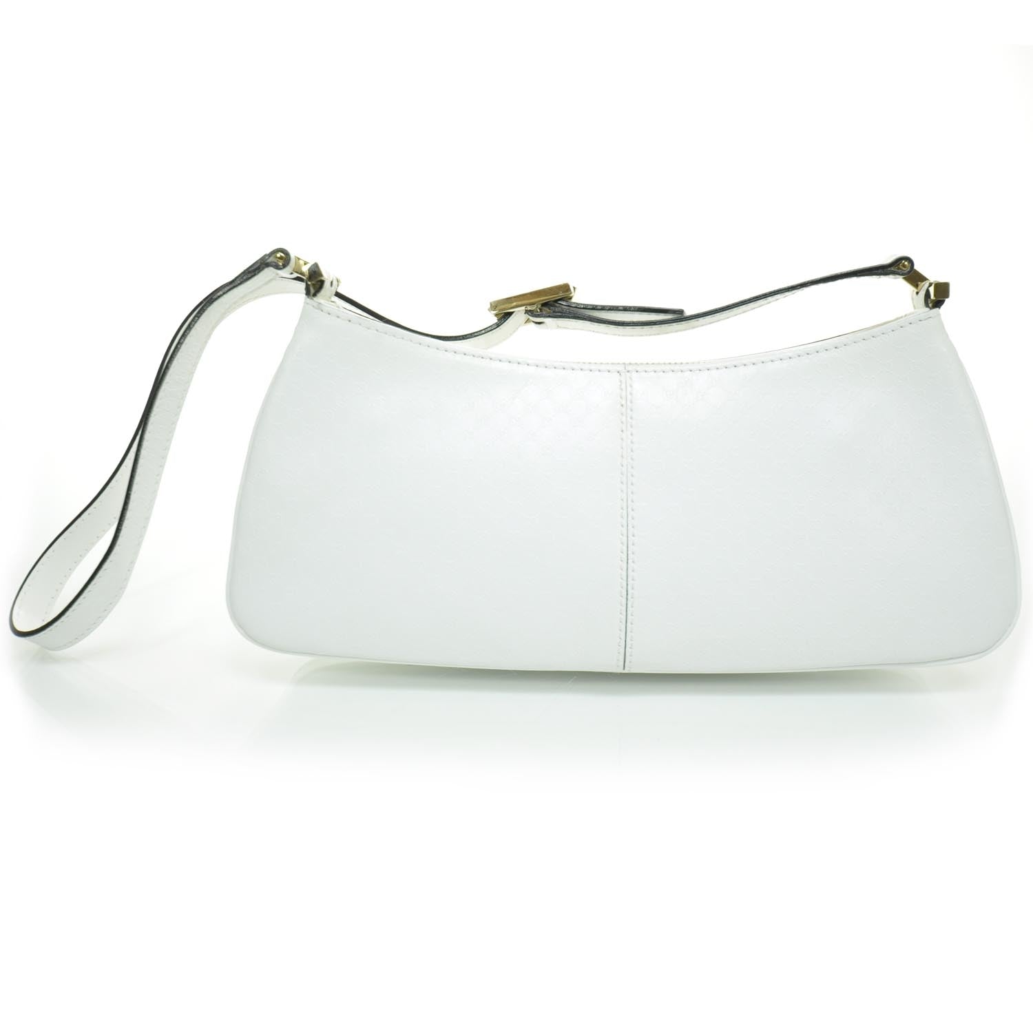 Gucci Leather Shoulder Bag White 3 of 8