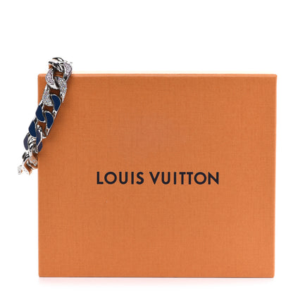 Louis Vuitton Crystal Chain Links Patches Bracelet 6 of 6