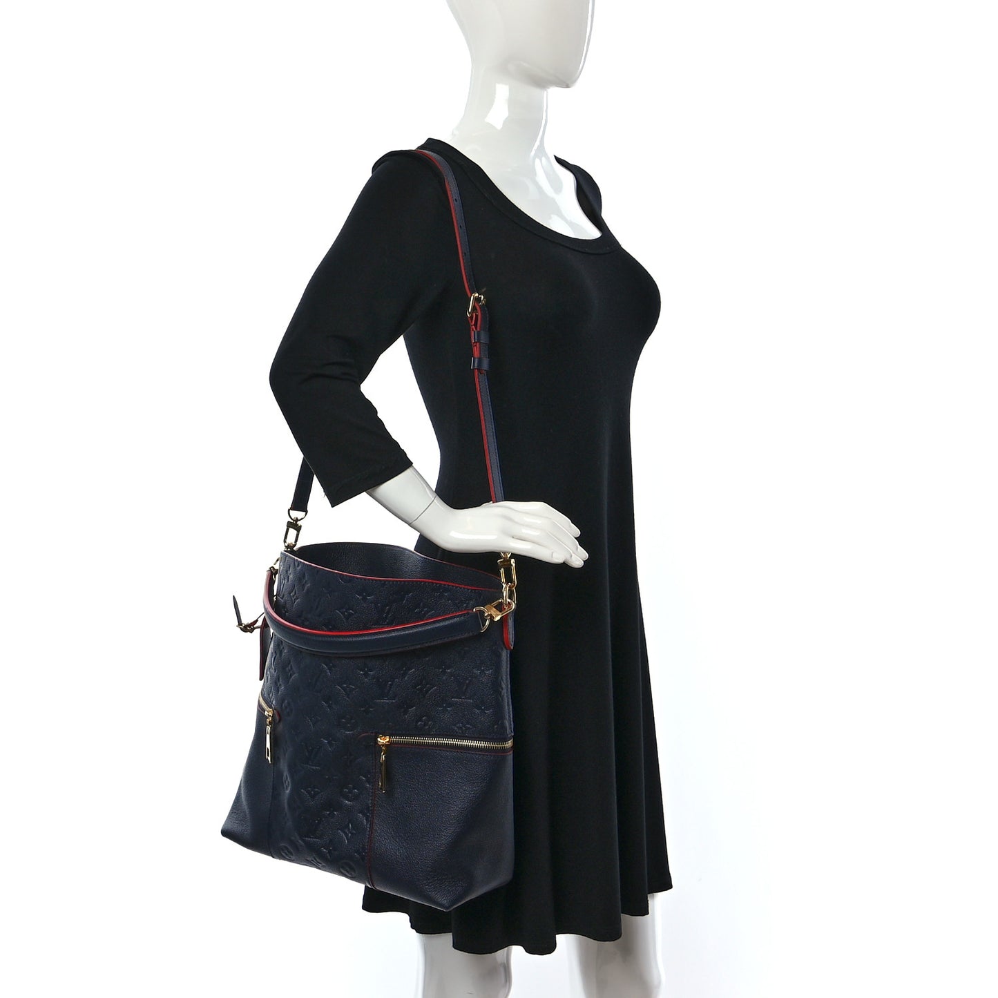 Empreinte Melie Marine Rouge