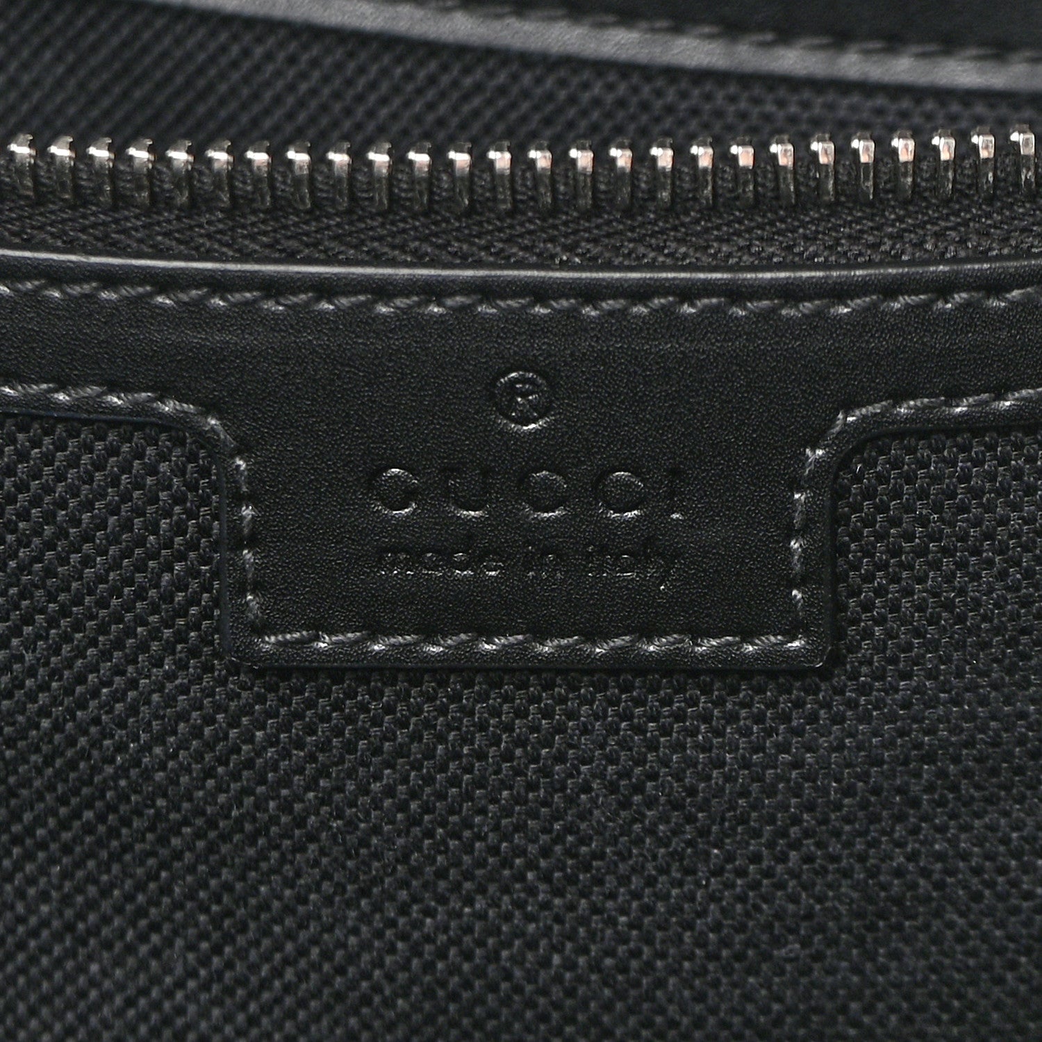 Gucci Soft GG Supreme Monogram Appia Calfskin Web Large Carry On Duffle Bag Black Grey 5 of 10