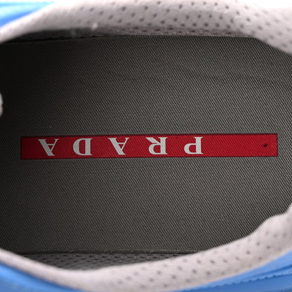 Prada Soft Rubber Mesh Mens America's Cup Sneakers 41 Blue 8 of 9