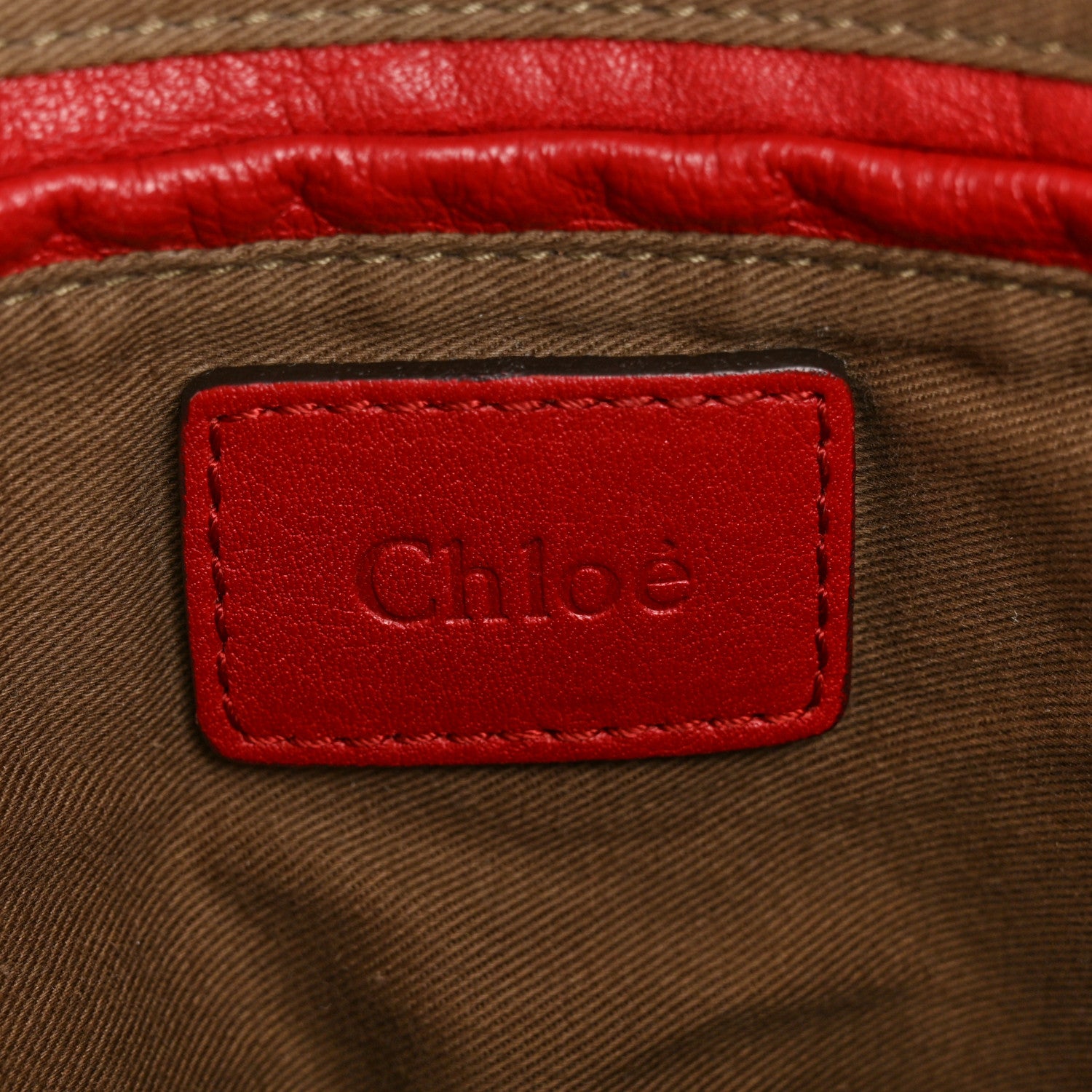 Chloe Calfskin Medium Marcie Satchel Ruby 6 of 14