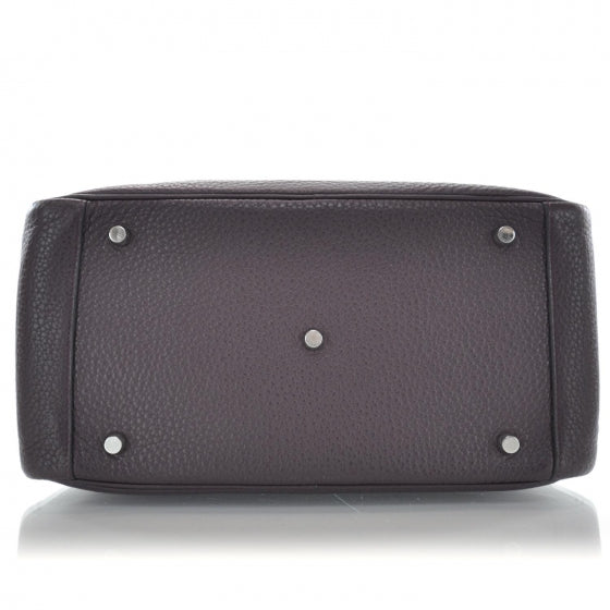 Hermes Taurillon Clemence Lindy 30 Prune 6 of 10