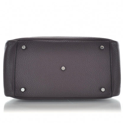 Hermes Taurillon Clemence Lindy 30 Prune 6 of 10