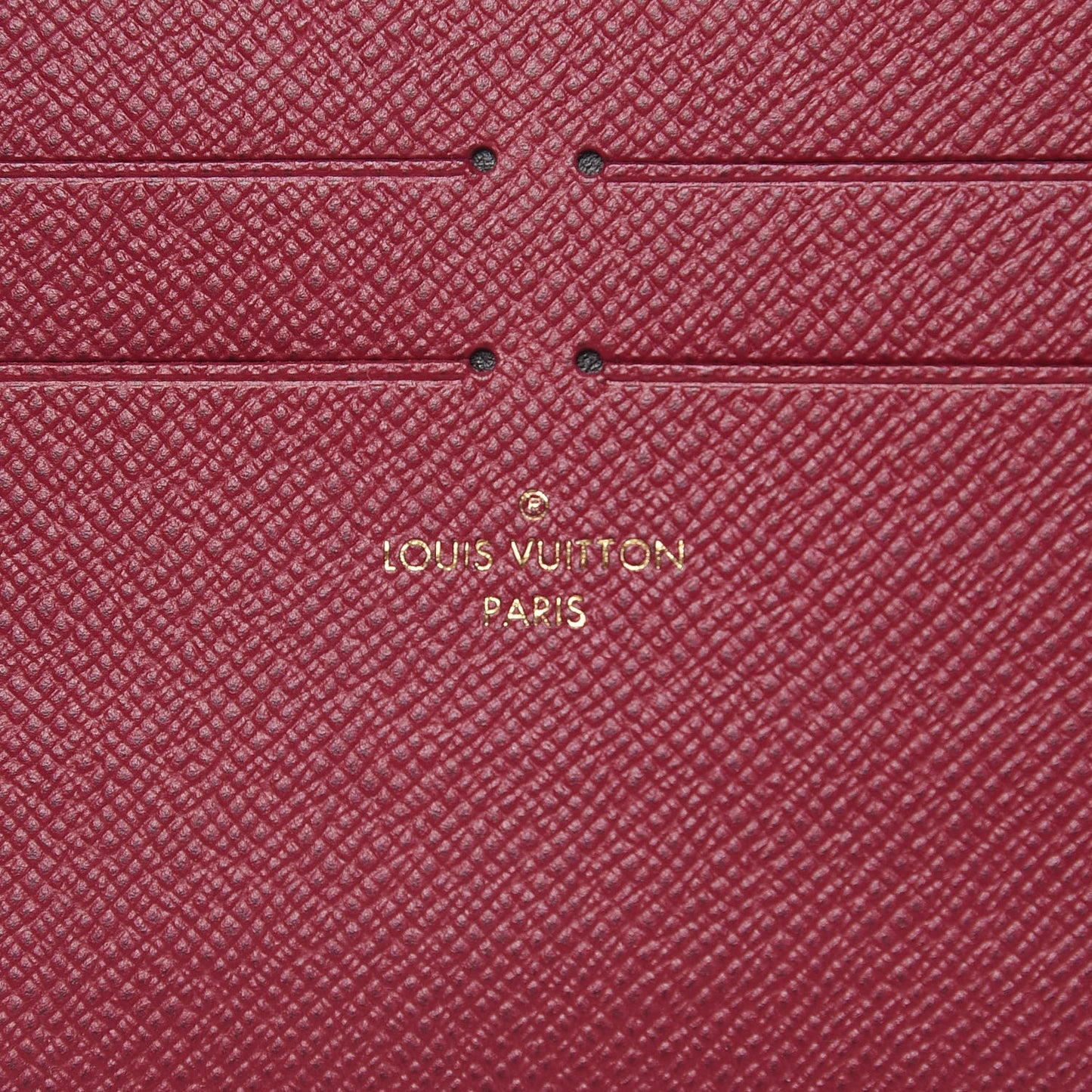 Monogram Pochette Felicie Chain Wallet Fuchsia