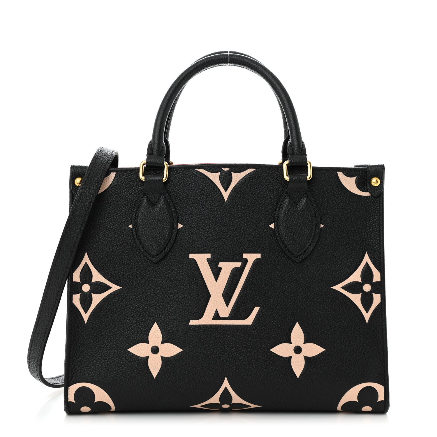 Louis Vuitton Empreinte Monogram Giant Onthego PM Black Beige 1 of 11
