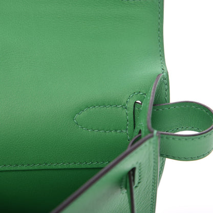 Hermes Swift Kelly Cut Clutch Pochette Bambou 10 of 17