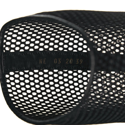 Christian Dior Empriente Mesh Montaigne Knee Boots 39 Black 7 of 8