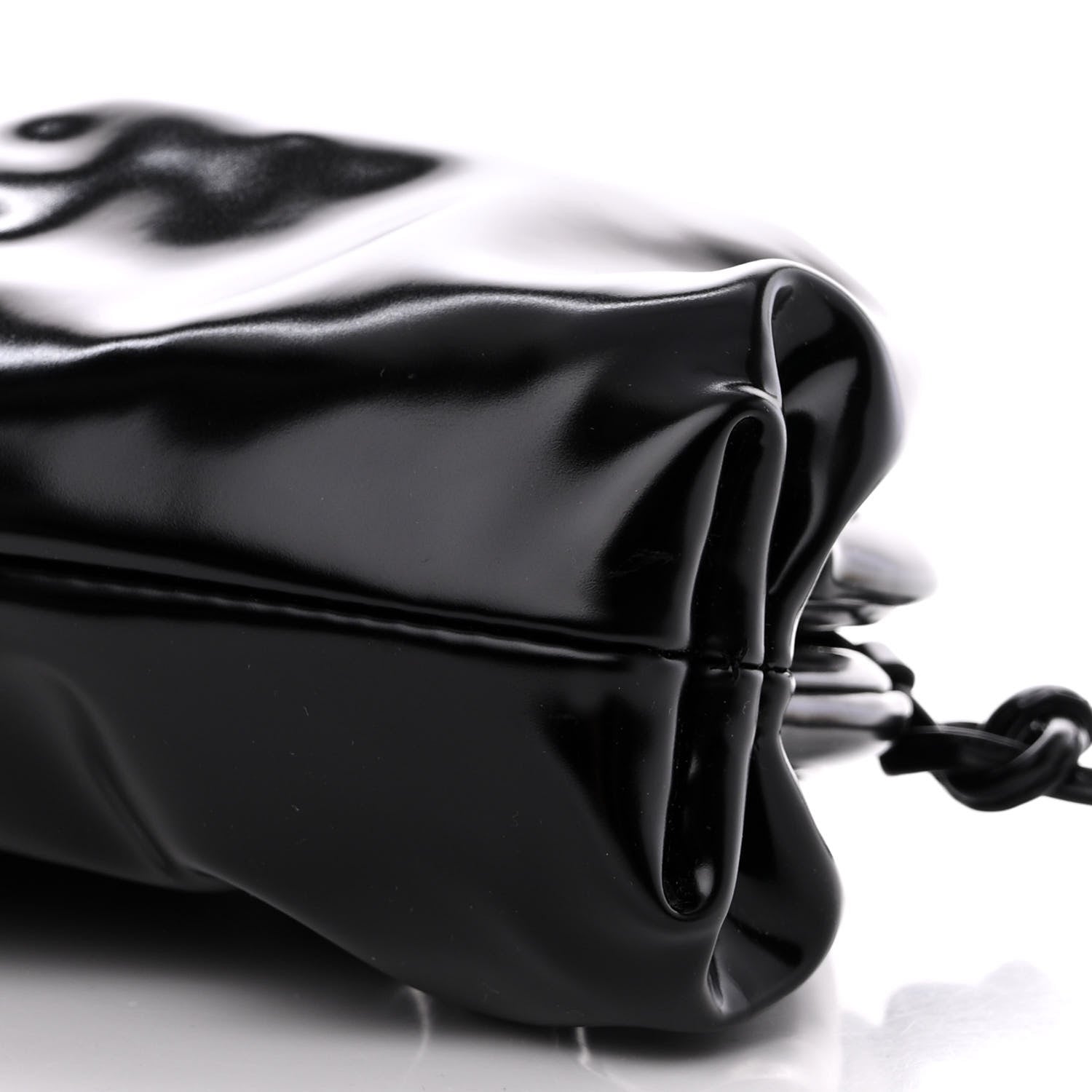 Bottega Veneta Brushed Calfskin The Mini Pouch Black 11 of 11
