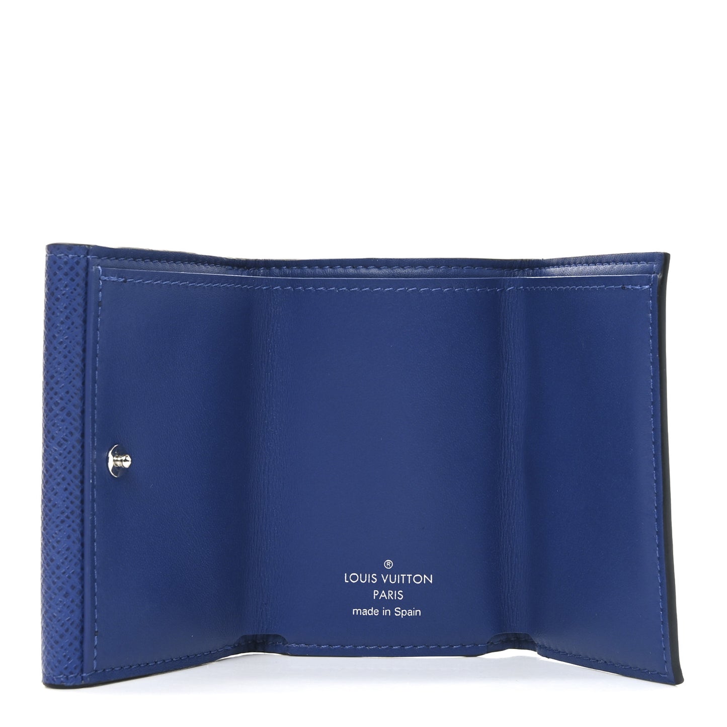 Monogram Taiga Discovery Compact Wallet Cobalt
