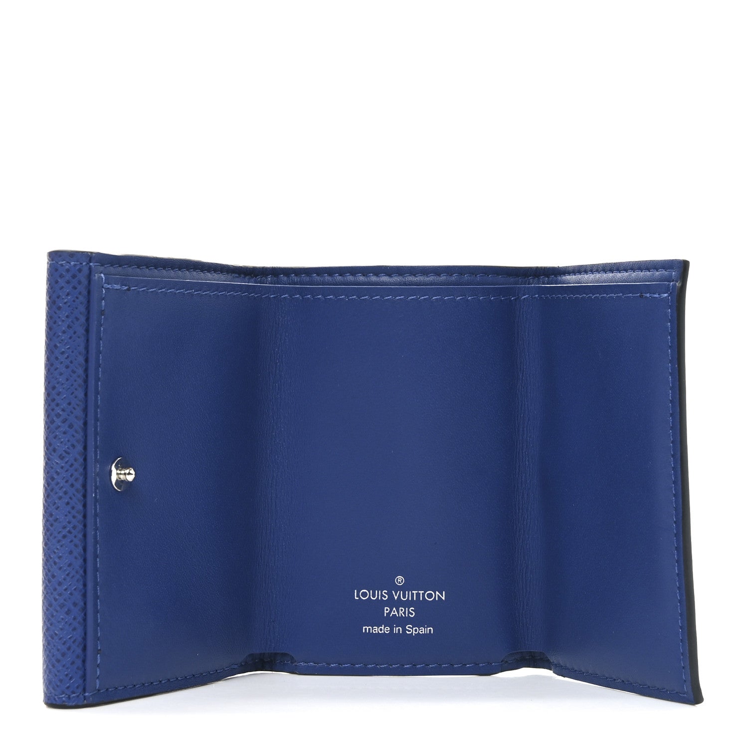 Louis Vuitton Monogram Taiga Discovery Compact Wallet Cobalt 5 of 7