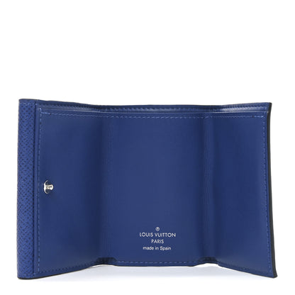 Louis Vuitton Monogram Taiga Discovery Compact Wallet Cobalt 5 of 7