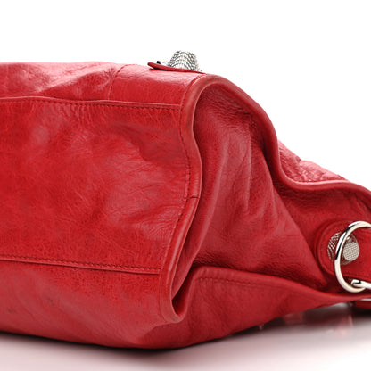Balenciaga Agneau Giant 21 Silver Hardware City Rouge Coquelicot 6 of 14