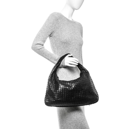 Bottega Veneta Nappa Intrecciato Large Veneta Hobo Nero Black 2 of 5