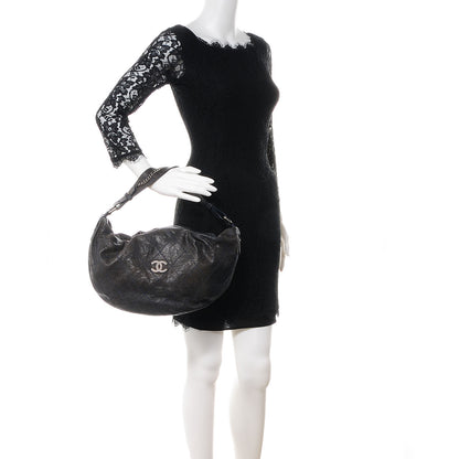Chanel Caviar Large Outdoor Hobo Black 2 of 7
