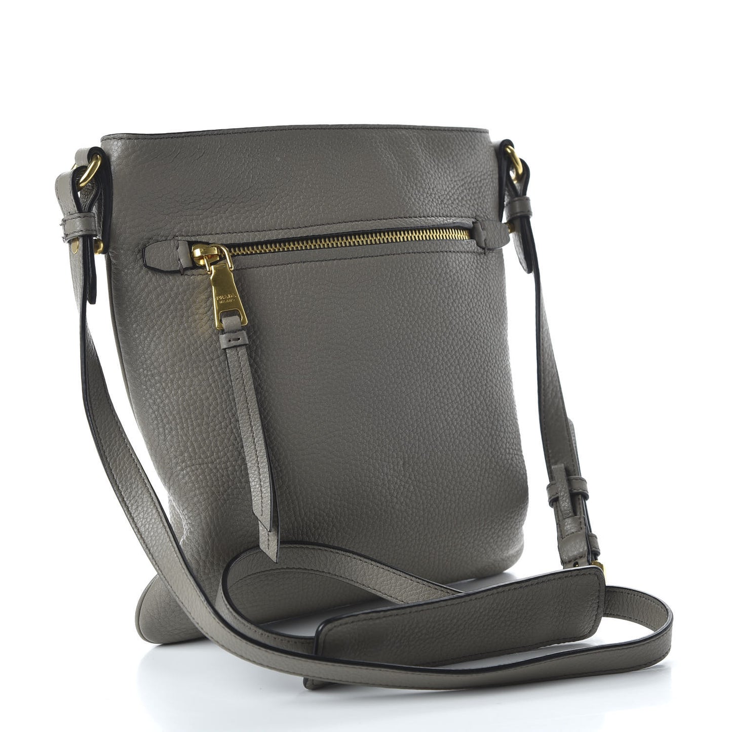 Vitello Daino Crossbody Bag Argilla
