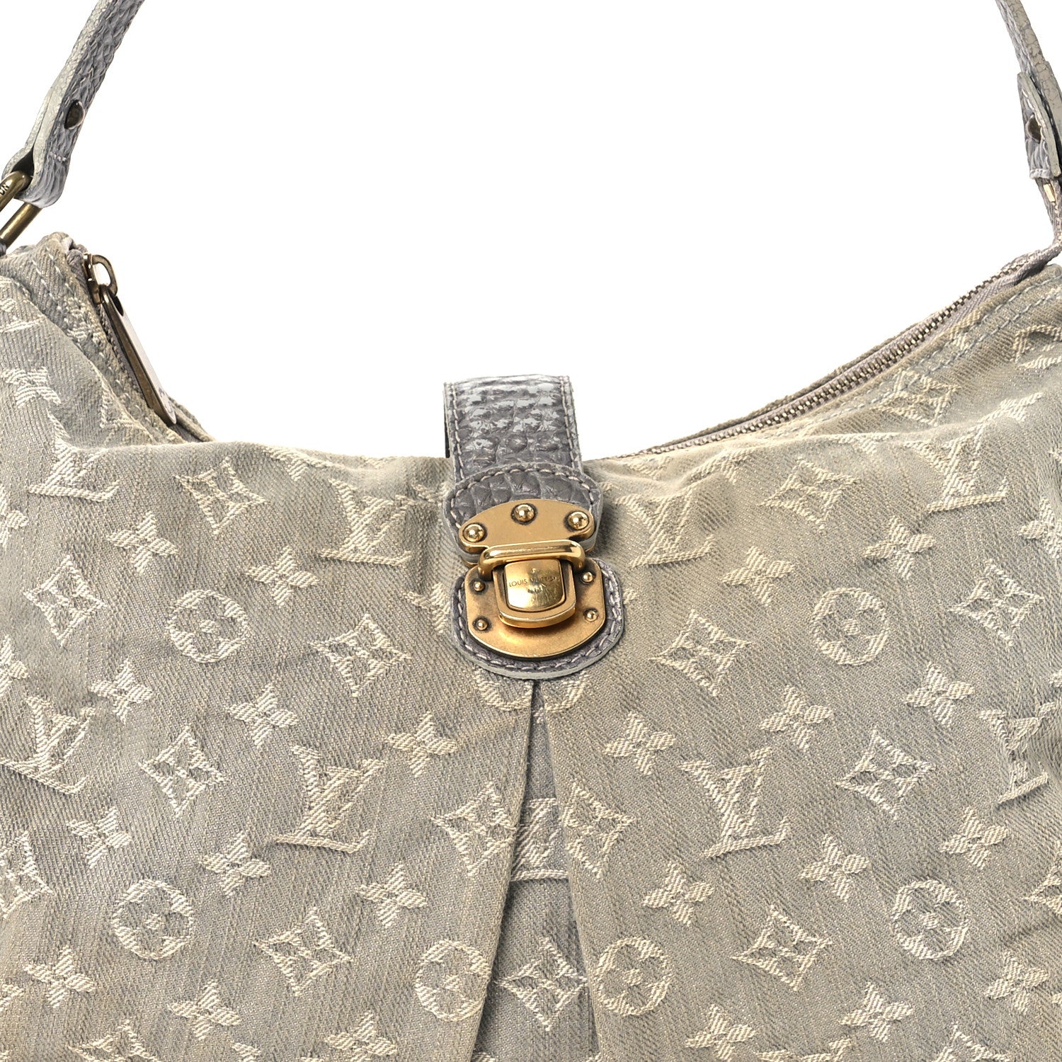 Louis Vuitton Monogram Denim Slightly Grey 7 of 13