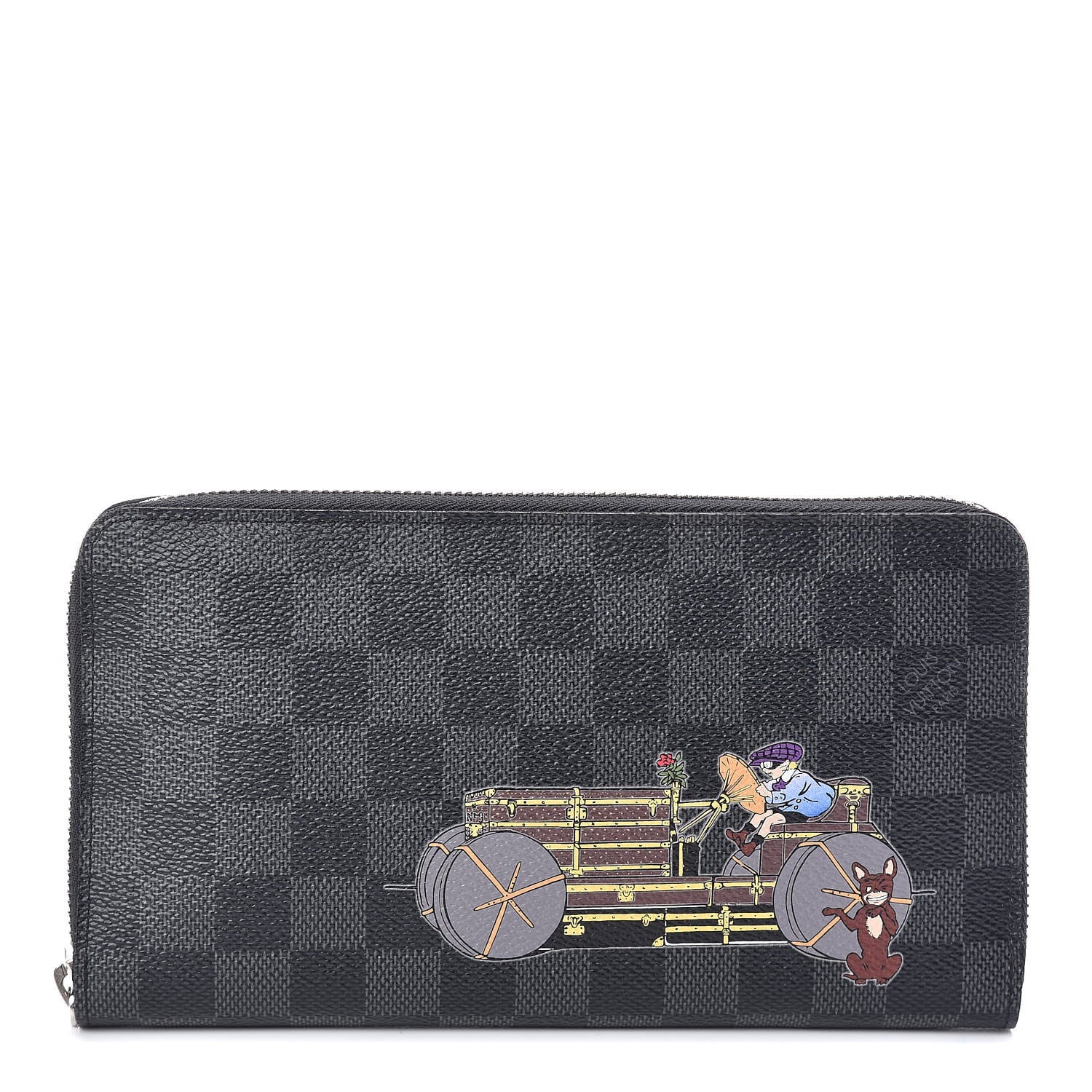 Louis Vuitton Damier Graphite Illustre Zippy Organizer Wallet 1 of 6