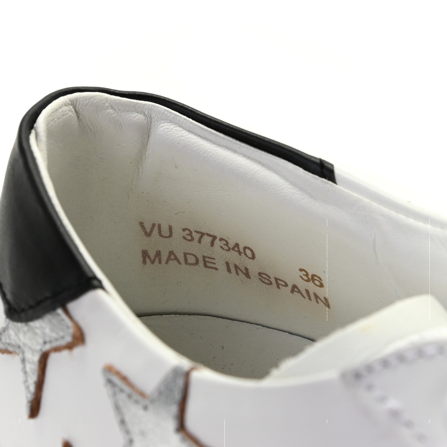 Saint Laurent Nappa Star Court Sneakers 36 Off White 7 of 11