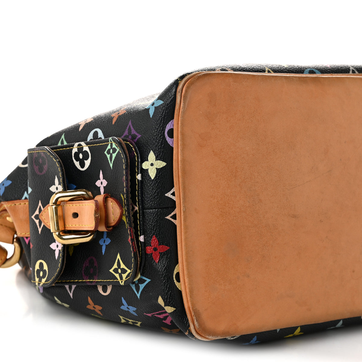 Louis Vuitton Monogram Multicolor Petit Noe Black 8 of 10