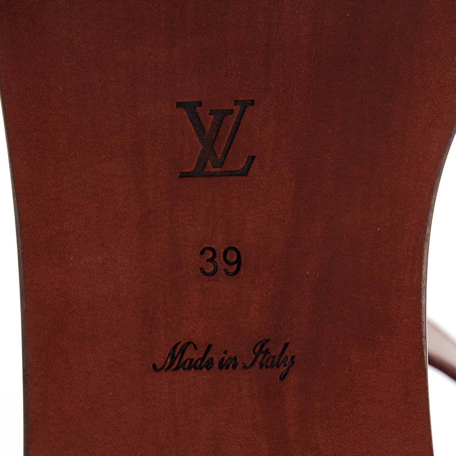 Louis Vuitton Calfskin Monogram Ocean Drive Flat Sandals 39 6 of 7