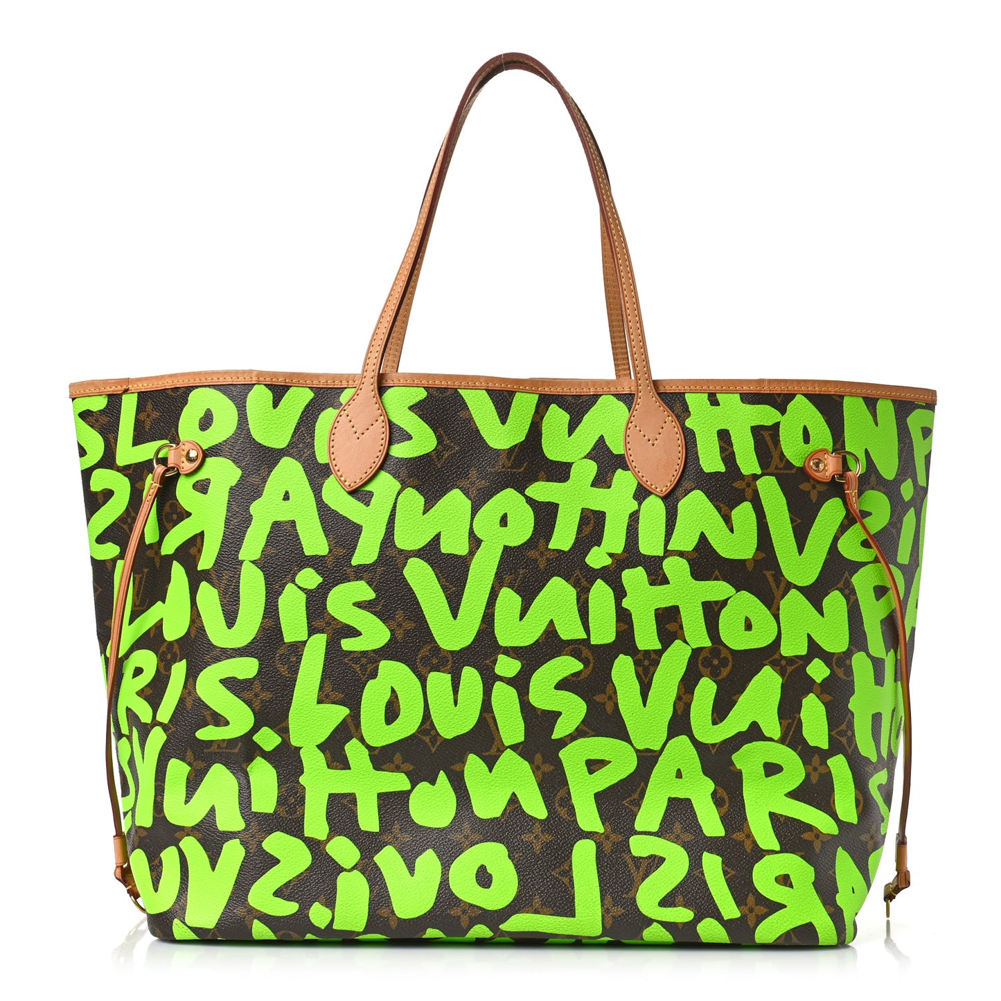 Monogram Graffiti Neverfull GM Green