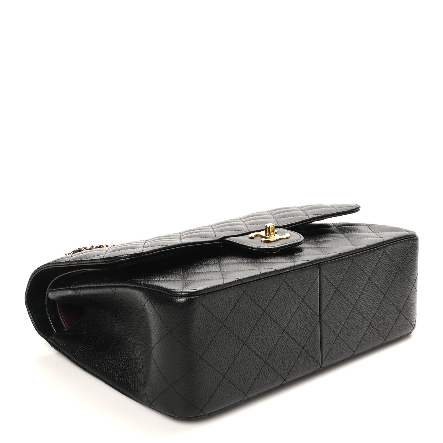 Chanel Caviar Quilted Jumbo Double Flap Black 4 of 11