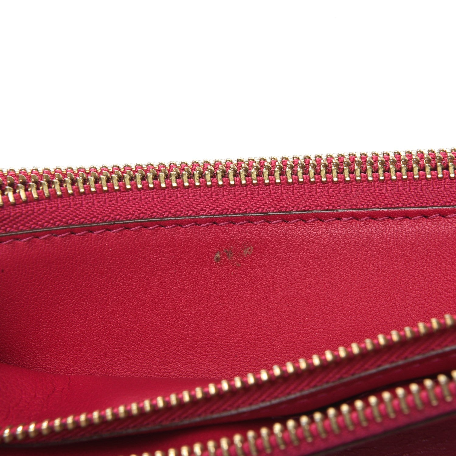Celine Lambskin Small Trio Crossbody Bag Fuchsia 9 of 11
