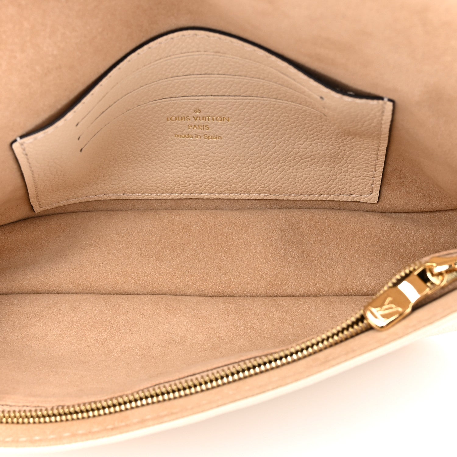 Louis Vuitton Empreinte Monogram Giant Ivy Wallet On Chain Cream 5 of 9