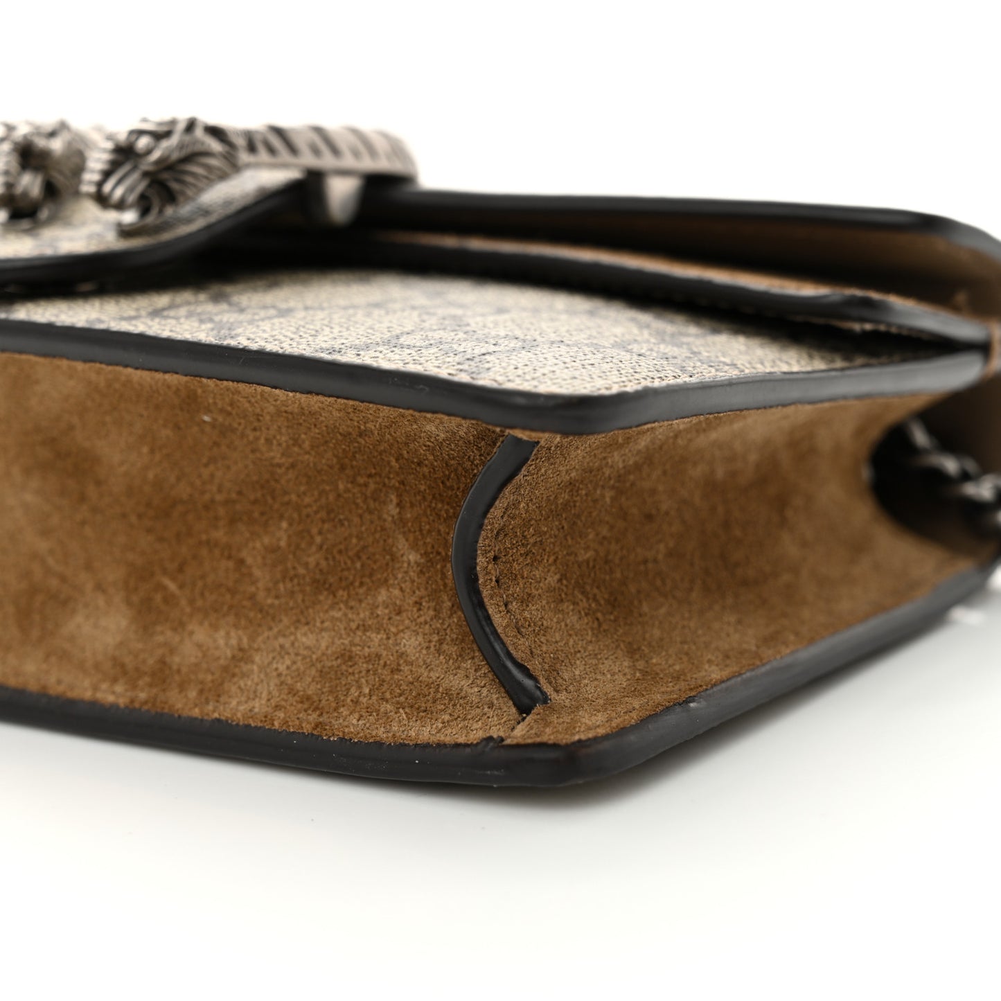 GG Supreme Monogram Super Mini Dionysus Shoulder Bag Taupe