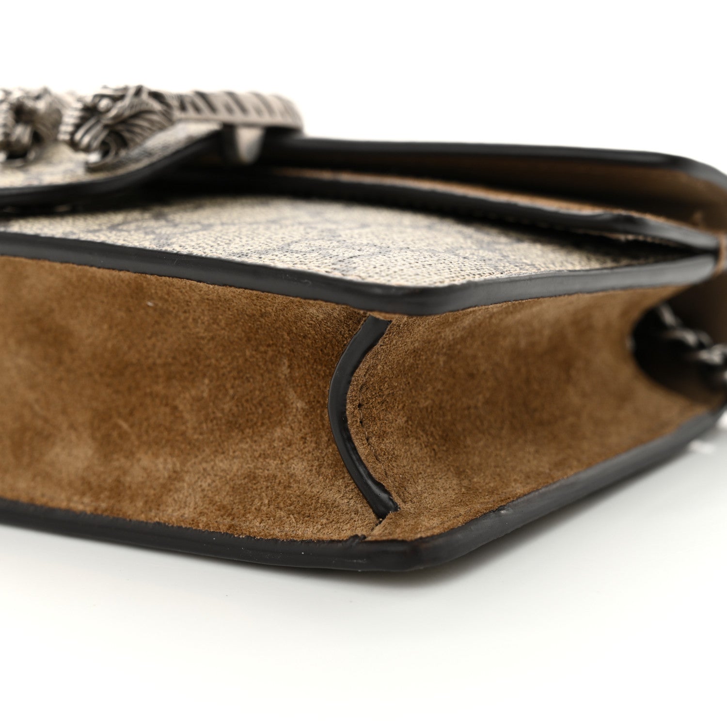 Gucci GG Supreme Monogram Super Mini Dionysus Shoulder Bag Taupe 10 of 11