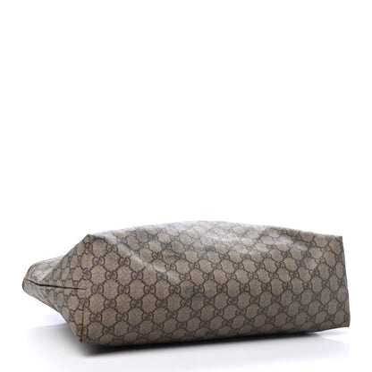 Gucci GG Supreme Monogram Medium Zippered Shopping Tote Pink 3 of 5