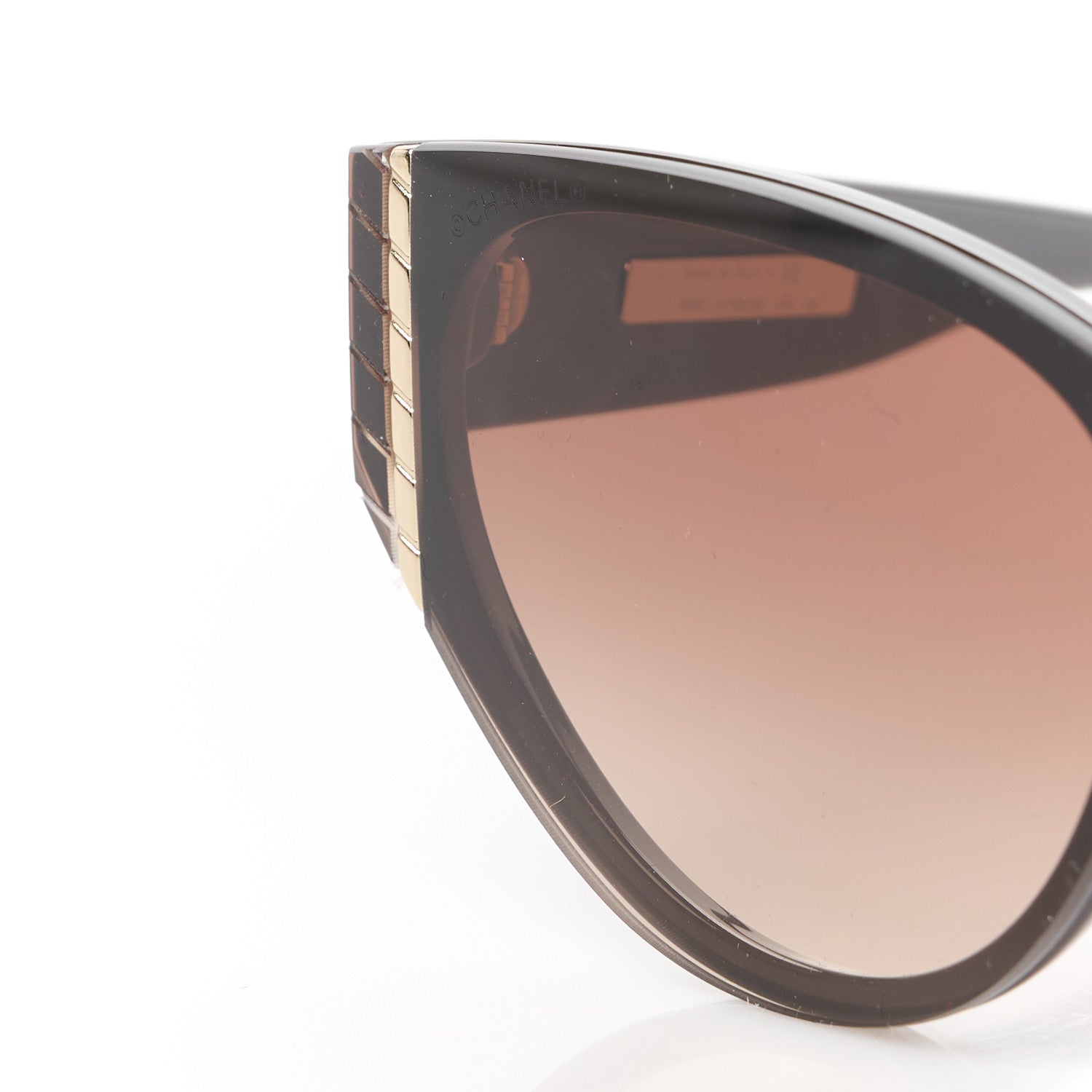 Chanel CC Cat Eye Sunglasses 6054 Brown 8 of 9