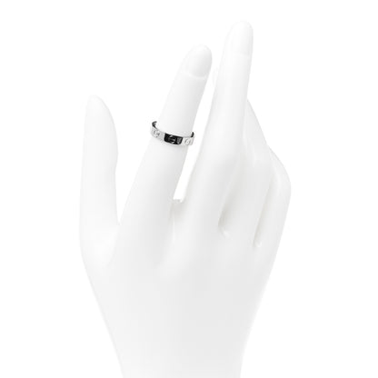 Cartier 18K White Gold 3.5mm LOVE Wedding Band Ring 48 4.5 2 of 4