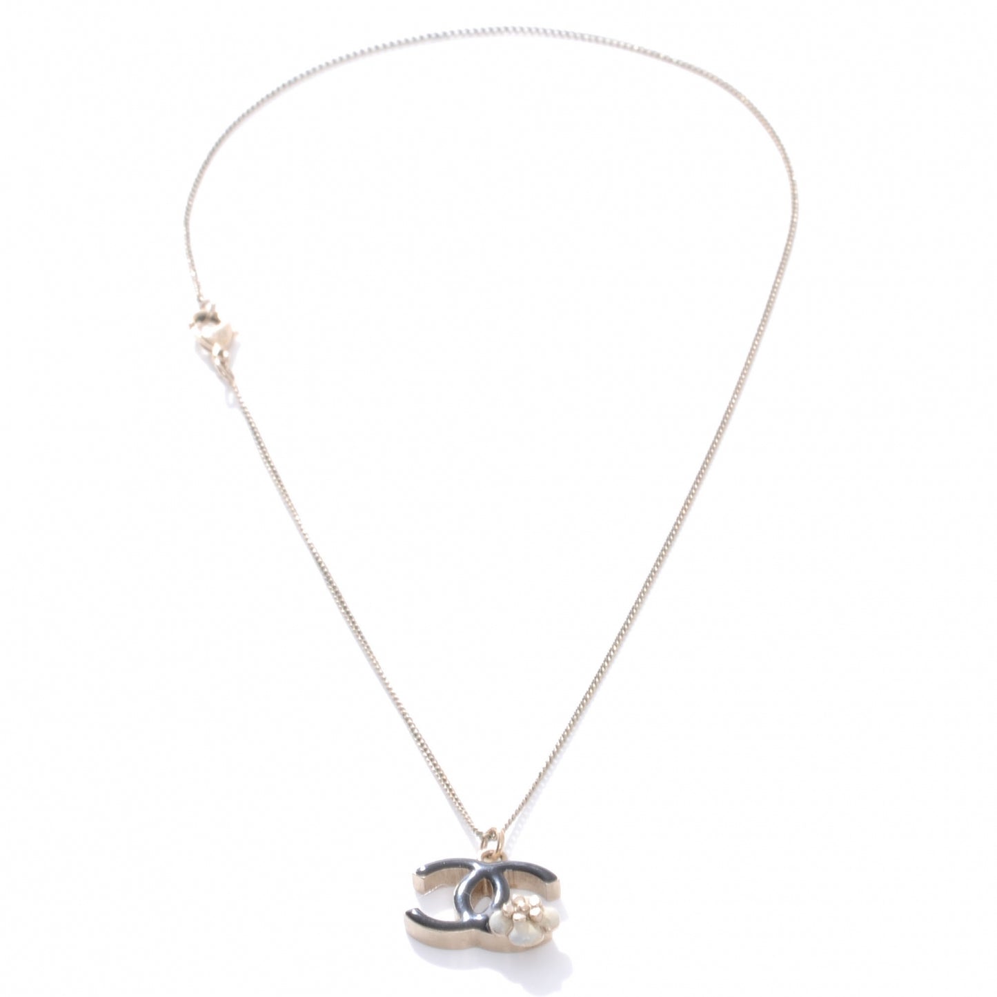 Camelia CC Logo Necklace