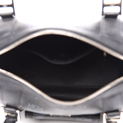 MCM Visetos Small Boston Bag Black 5 of 13