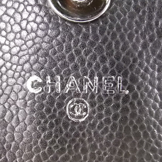 Chanel Caviar Half Moon Wallet On Chain Black 5 of 8