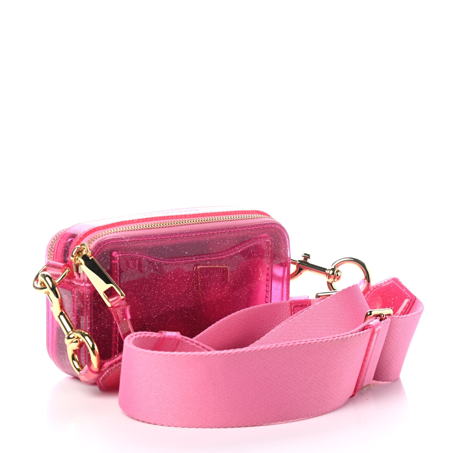 Marc Jacobs Jelly Glitter Small Snapshot Camera Bag Pink 2 of 4