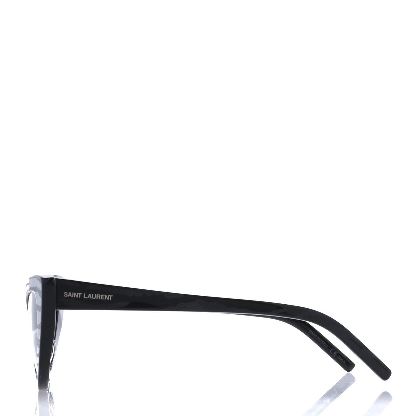 Acetate New Wave Tiger Lily SL213 Cat Eye Sunglasses Black