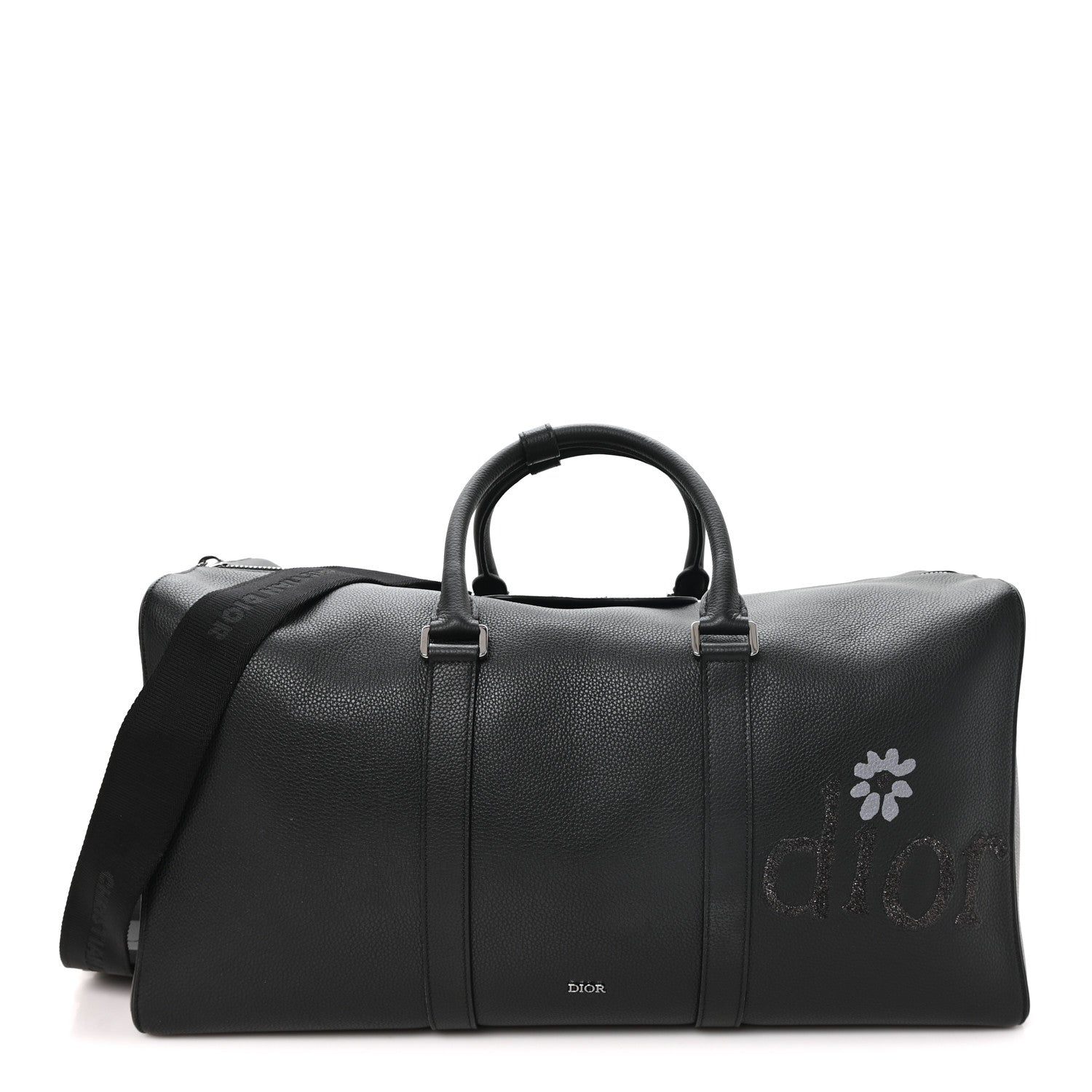 Christian Dior X ERL Calfskin Lingot 50 Bag Black 1 of 8