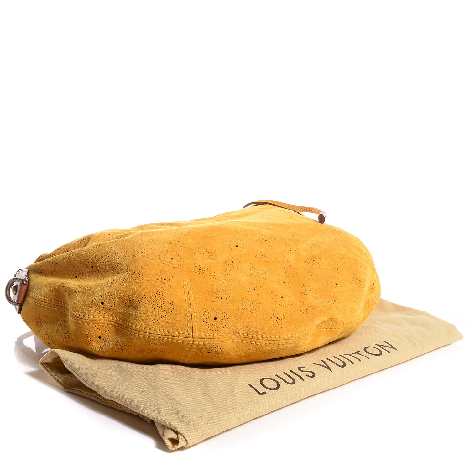 Louis Vuitton Suede Mahina Onatah GM Maize 4 of 7