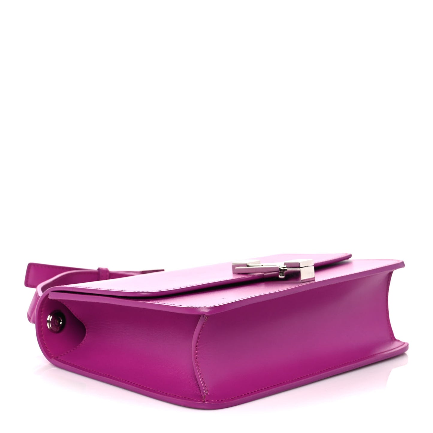 Smooth Calfskin Le Carre Shoulder Bag Purple