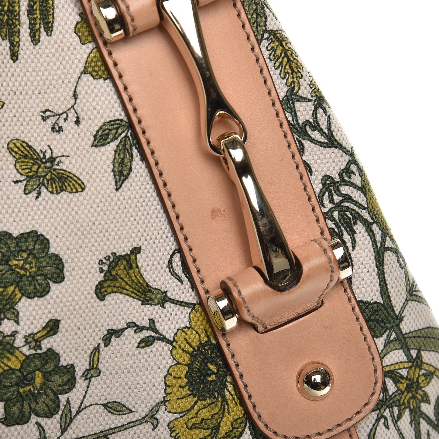 Canvas Floral Flora Pelham Shoulder Bag Beige