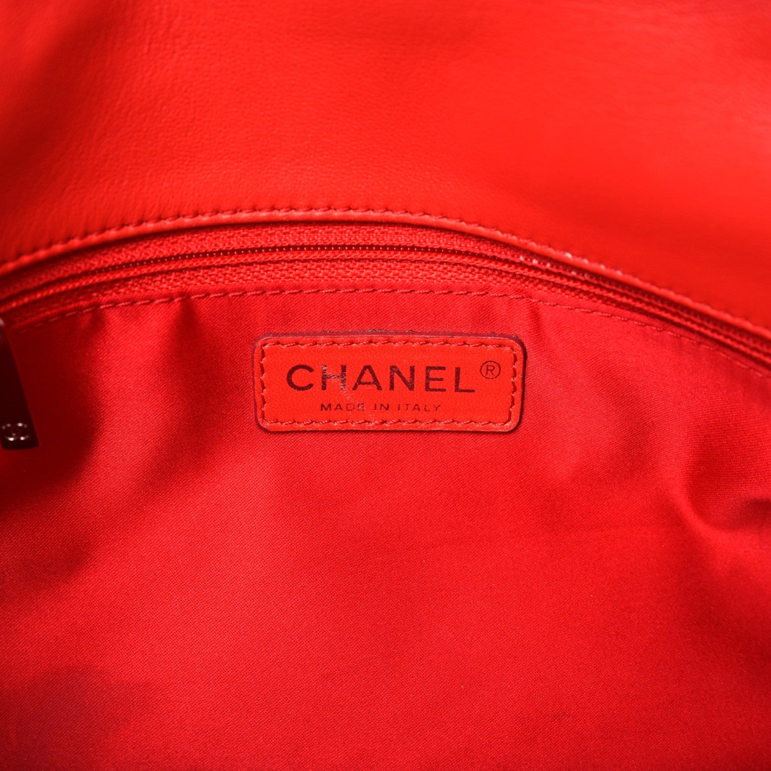 Chanel Calfskin Double Stitched Flap Red 5 of 9
