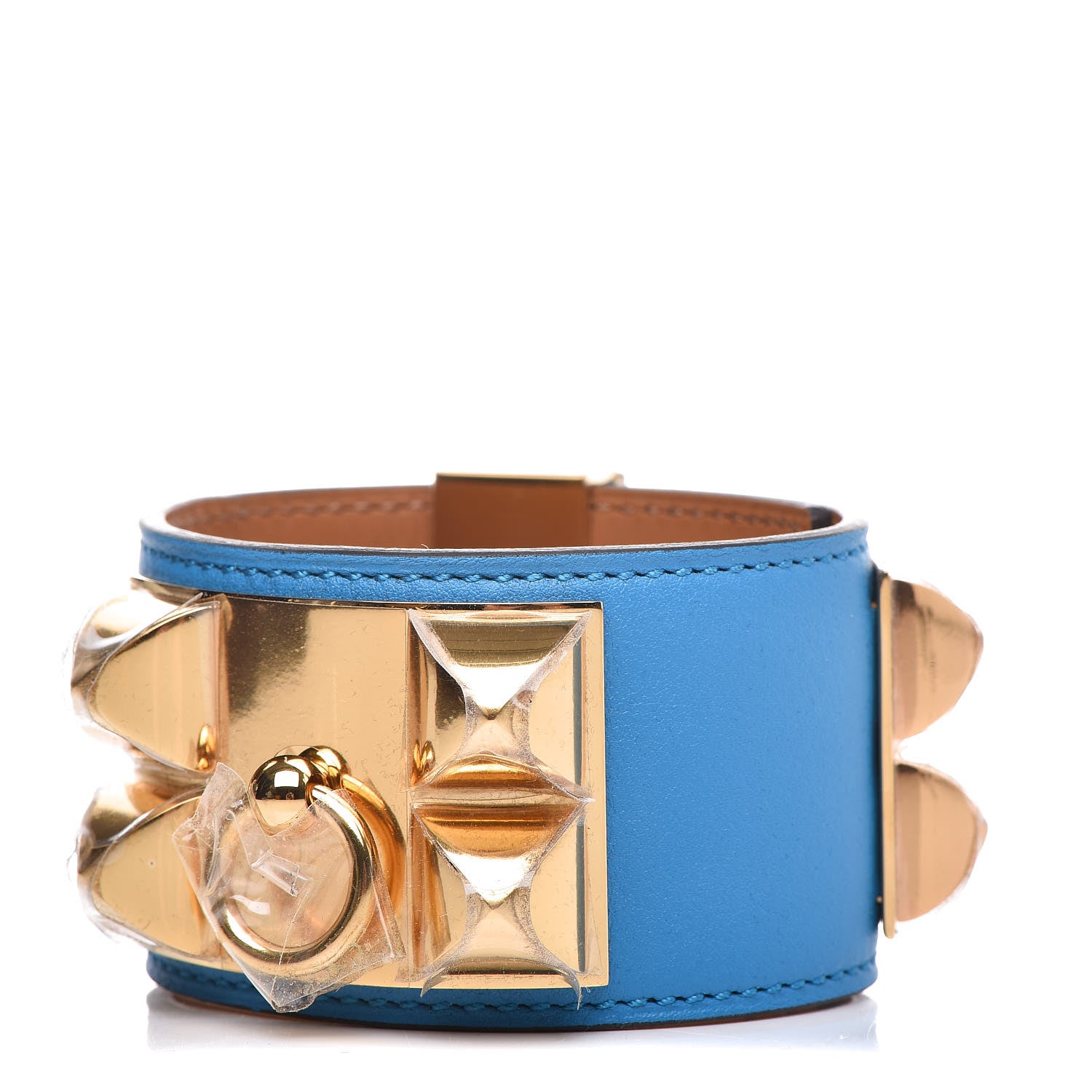 Hermes Swift Collier De Chien CDC Bracelet T2 Bleu Zanzibar 1 of 7