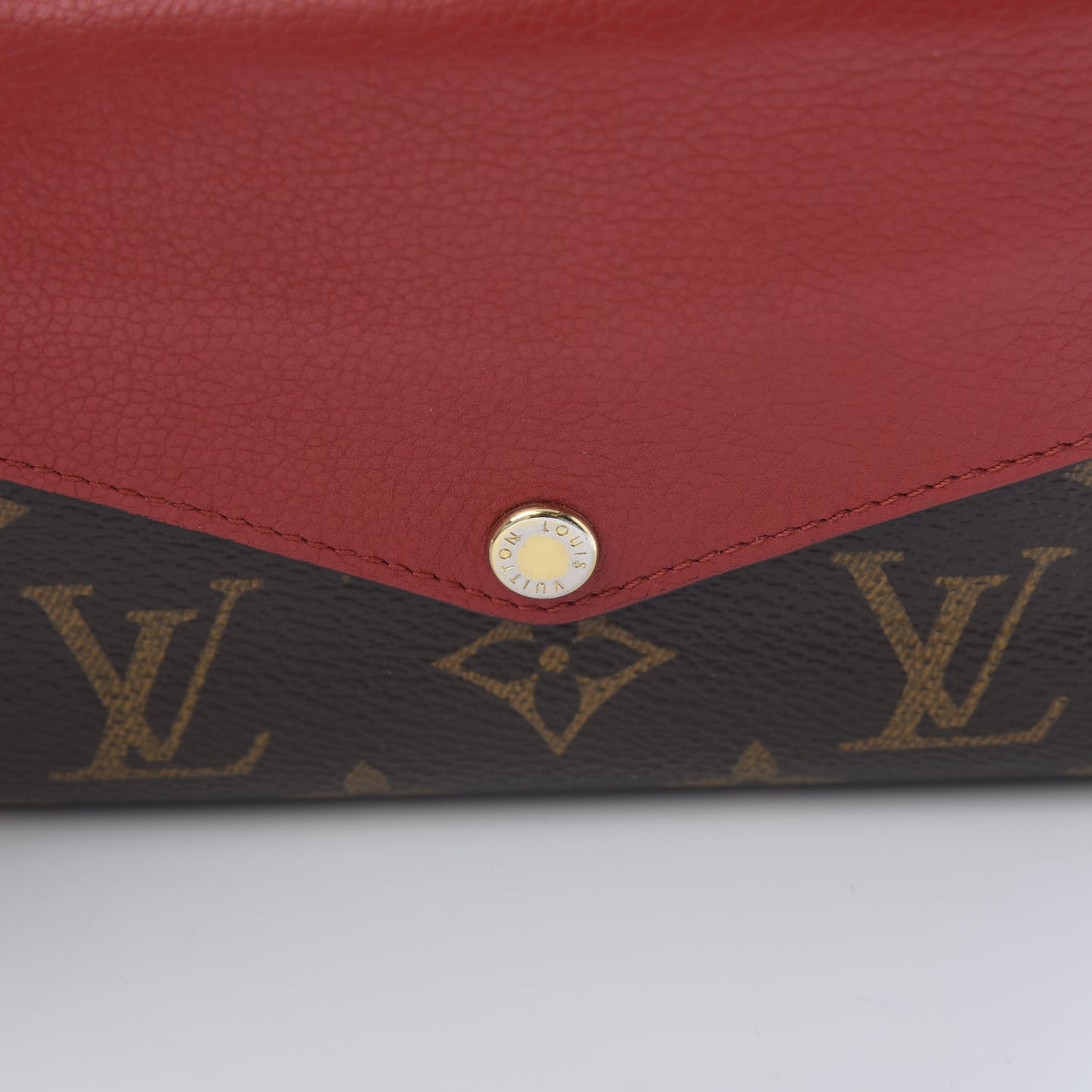 Monogram Pallas Compact Wallet Cherry