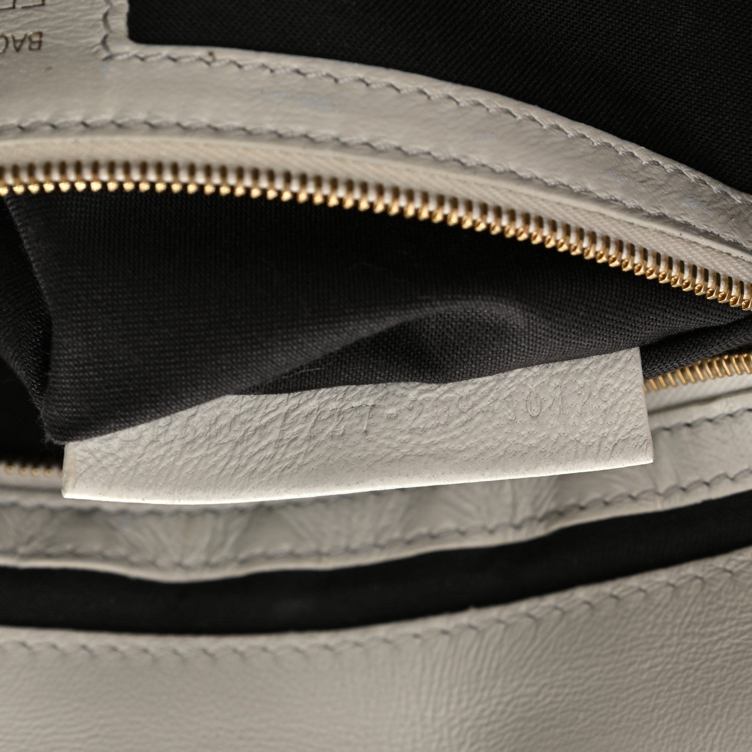 Fendi Nappa FF 1974 Embossed Baguette White 7 of 10