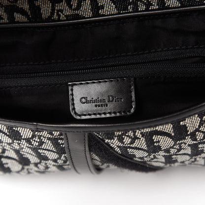 Christian Dior Monogram Double Saddle Bag Black 8 of 10